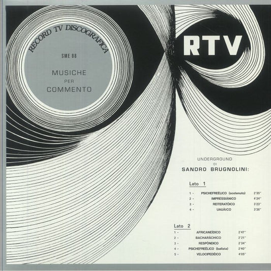 Underground (Mono) - Vinyl LP vinyl record cover