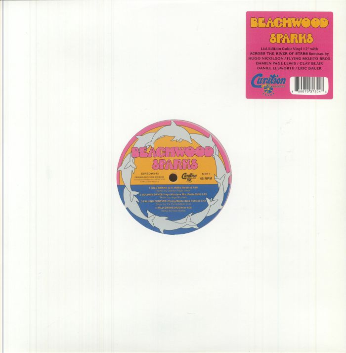 Across The River Of Stars (Remixes) - Pink Vinyl 12-inch vinyl record cover