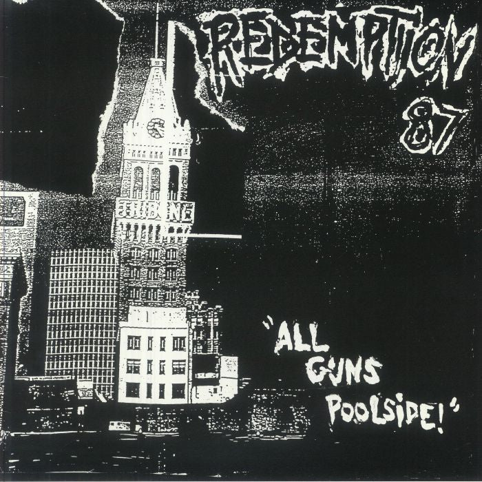 All Guns Poolside! - Limited Edition Neon Pink Vinyl LP vinyl record cover