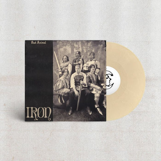 Iron - Ivory Marbled Vinyl LP vinyl record cover