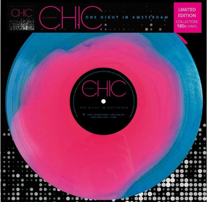 One Night In Amsterdam - Limited Edition Pink & Blue Vinyl LP vinyl record cover