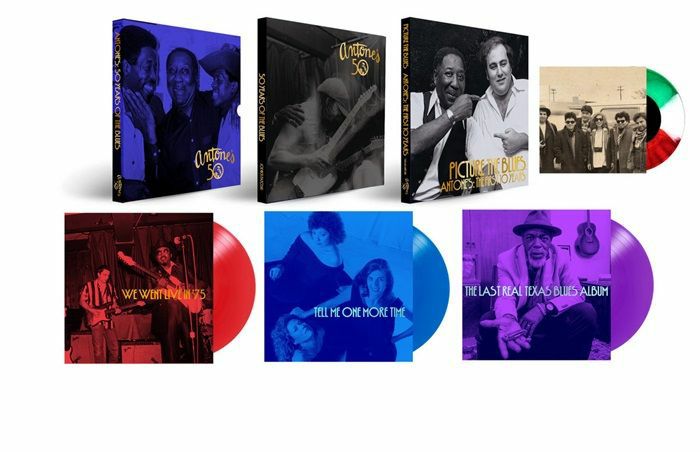 Antone's: 50 Years Of The Blues - Coloured Vinyl 4xLP Box Set vinyl record cover