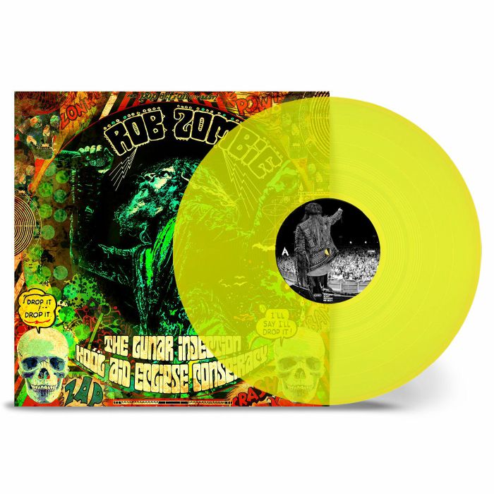 The Lunar Injection Kool Aid Eclipse Conspiracy - Neon Yellow Vinyl LP vinyl record cover