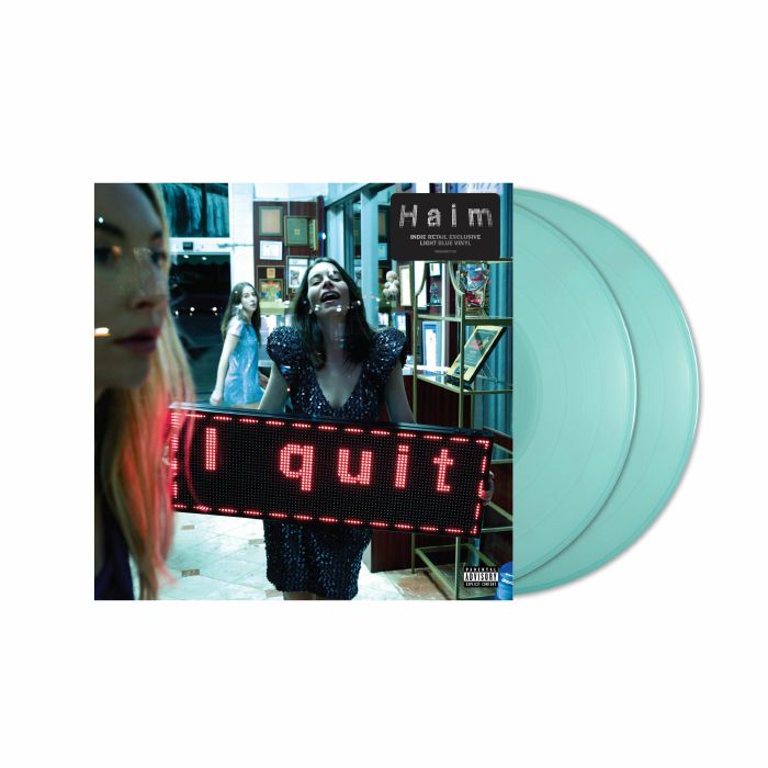 I Quit - Light Blue Vinyl 2xLP with Insert vinyl record cover