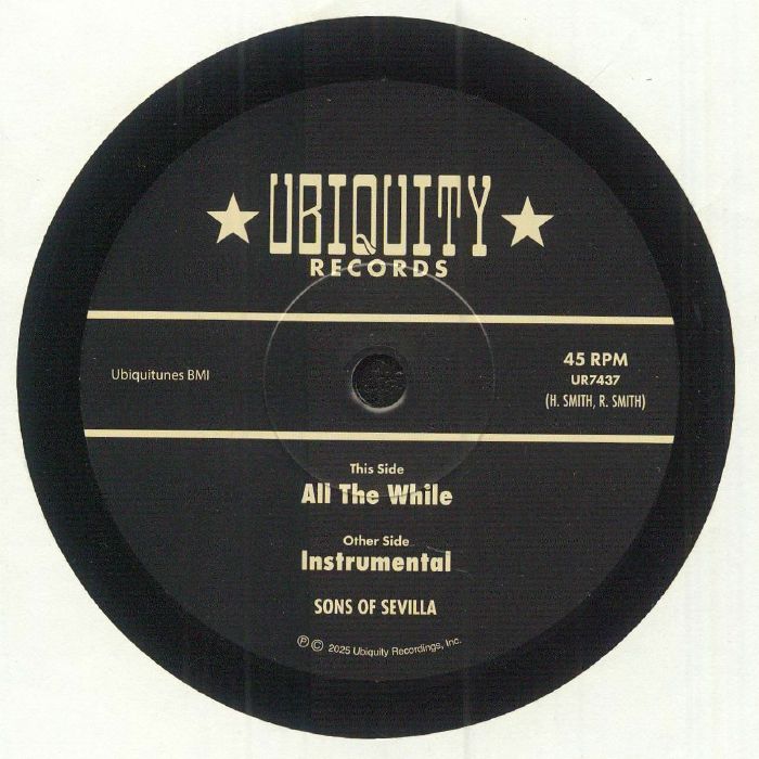 All The While - Vinyl Single vinyl record cover