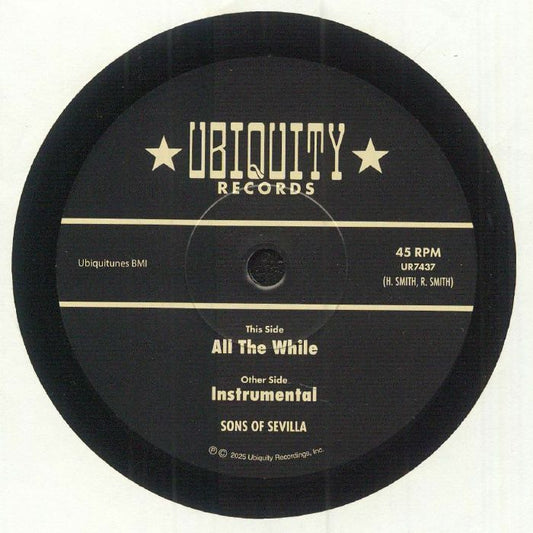 All The While - Vinyl Single vinyl record cover