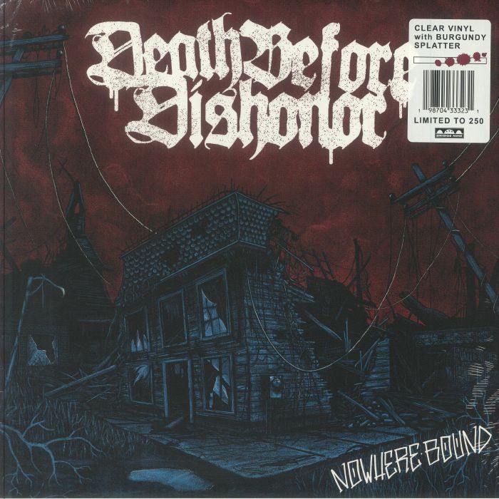 Nowhere Bound - Clear & Burgundy Splatter Vinyl LP vinyl record cover