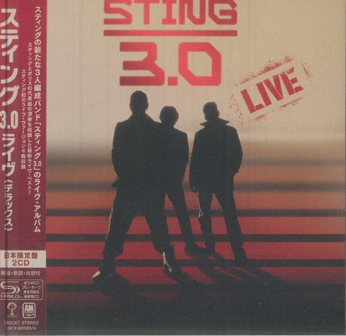 Sting 3.0 Live - 2CD CD cover