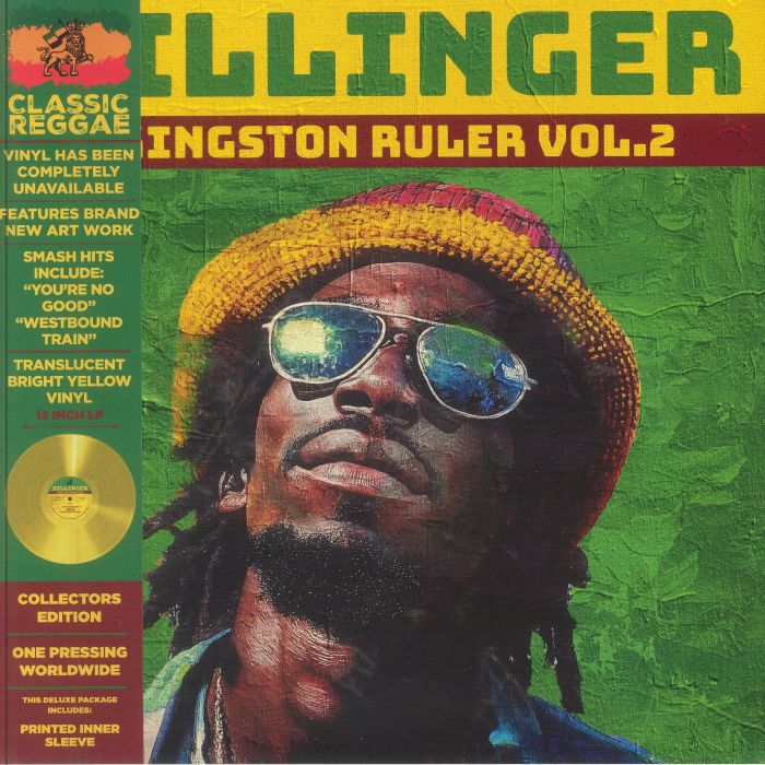 Kingston Ruler Vol 2 - Limited Edition Yellow Vinyl LP vinyl record cover