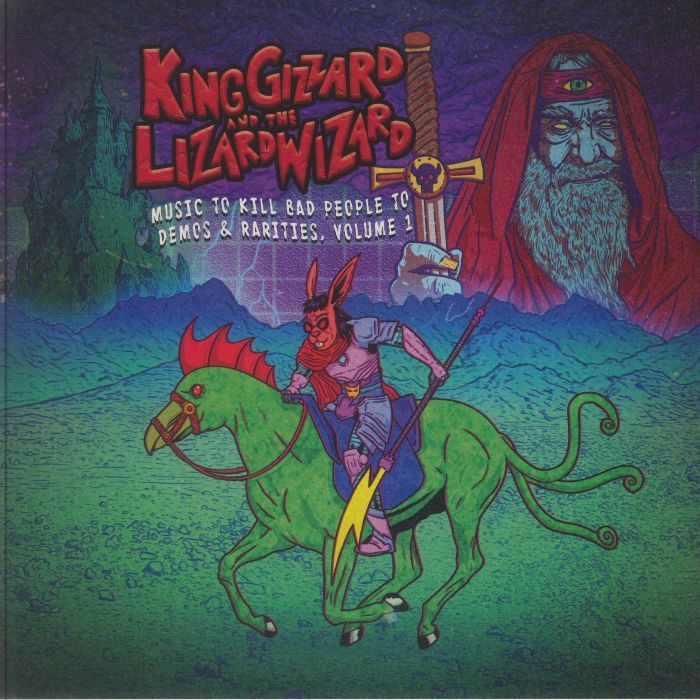 Music To Kill Bad People To: Demos & Rarities Vol 1 - Red Velvet Vinyl LP vinyl record cover