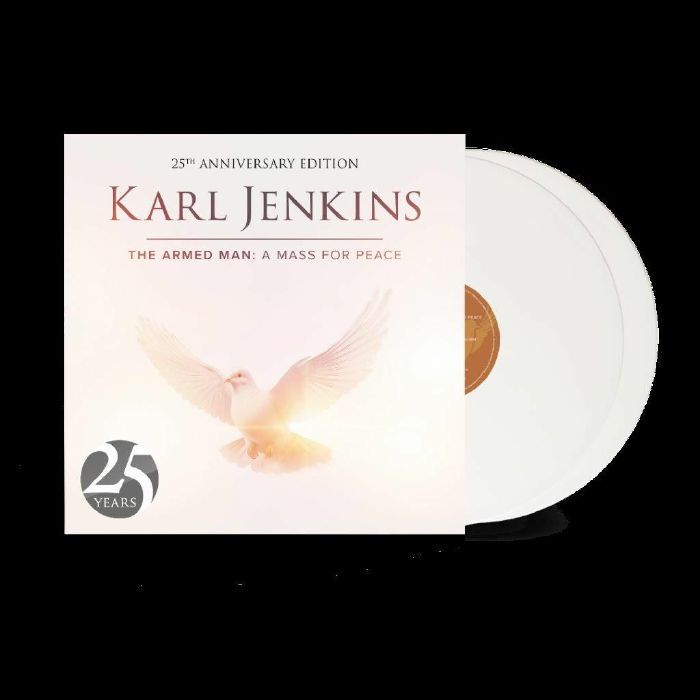The Armed Man: A Mass For Peace - 25th Anniversary White Vinyl 2xLP vinyl record cover