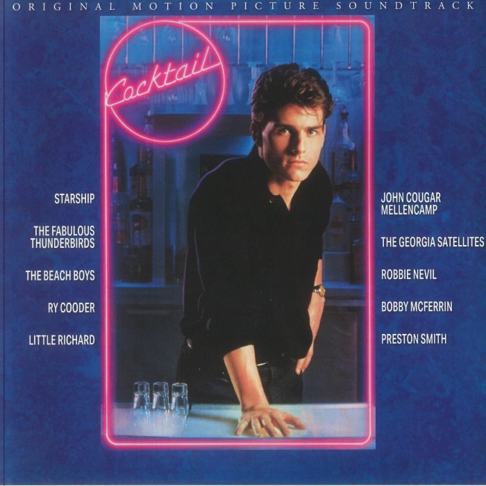Cocktail (Soundtrack) - Translucent Blue Vinyl LP vinyl record cover