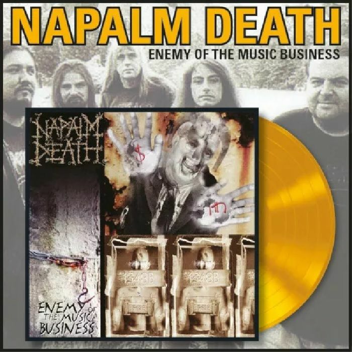 Enemy Of The Music Business - Yellow Vinyl LP vinyl record cover