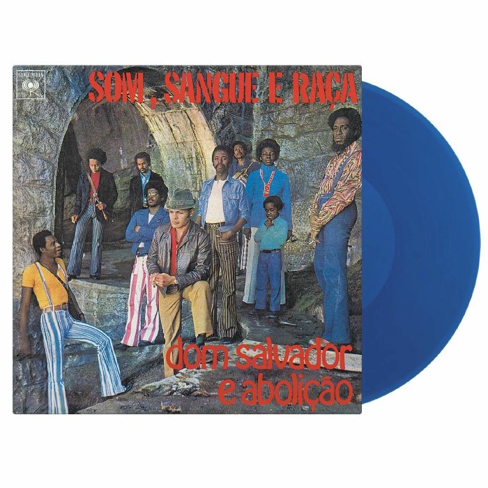 Som Sangue E Raca - Limited Edition Blue Vinyl LP vinyl record cover
