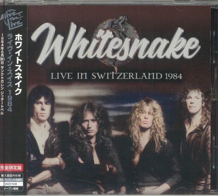 Live In Switzerland 1984 - CD CD cover