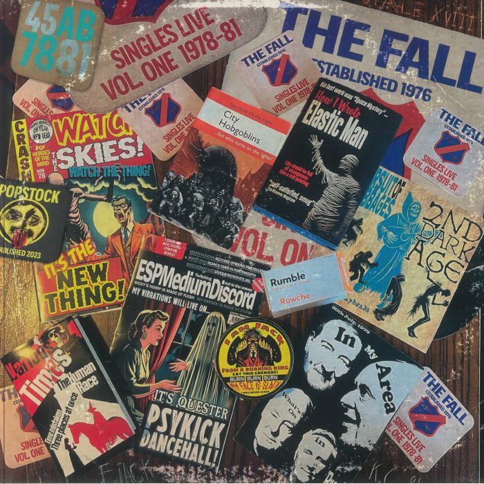 Singles Live Vol 1: 78-81 - Vinyl LP vinyl record cover