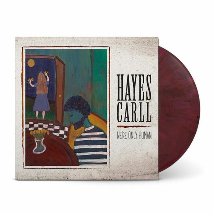 We're Only Human - Red Velvet Marbled Vinyl LP vinyl record cover