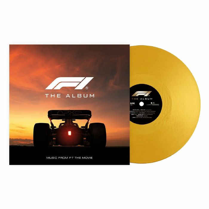 F1: The Album (Soundtrack) - Gold Vinyl LP vinyl record cover