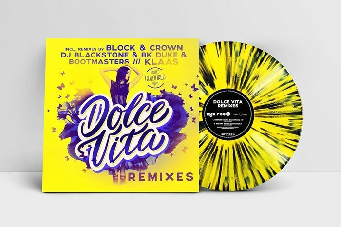 Dolce Vita (Remixes) - Limited Edition Splattered Vinyl Single vinyl record cover