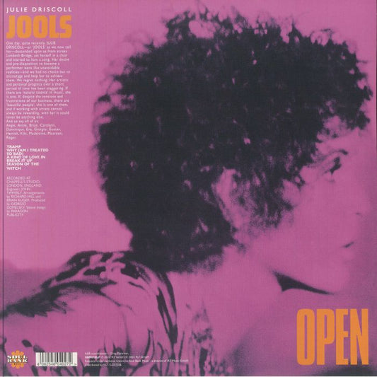 Open - Vinyl LP vinyl record cover