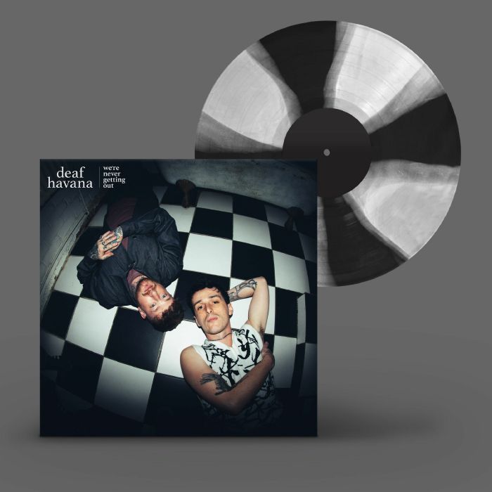 We're Never Getting Out - Black & White Cornetto Vinyl LP vinyl record cover