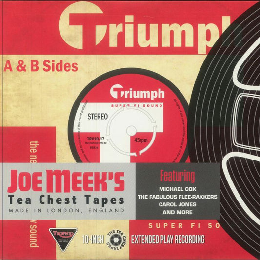 Triumph As & Bs: Joe Meek's Tea Chest Tapes - Vinyl LP vinyl record cover