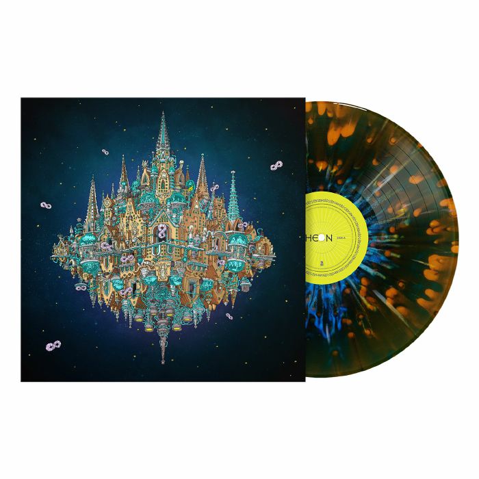 Pantheon - Cobalt & Orange Splatter Vinyl 2xLP vinyl record cover