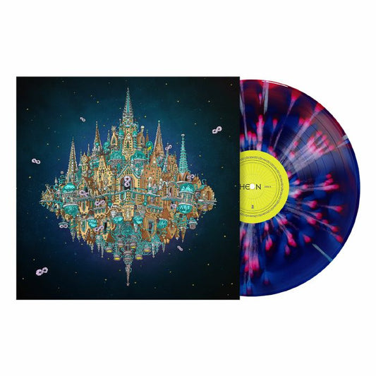 Pantheon - Limited Edition Cobalt & Ruby Splatter Vinyl 2xLP vinyl record cover
