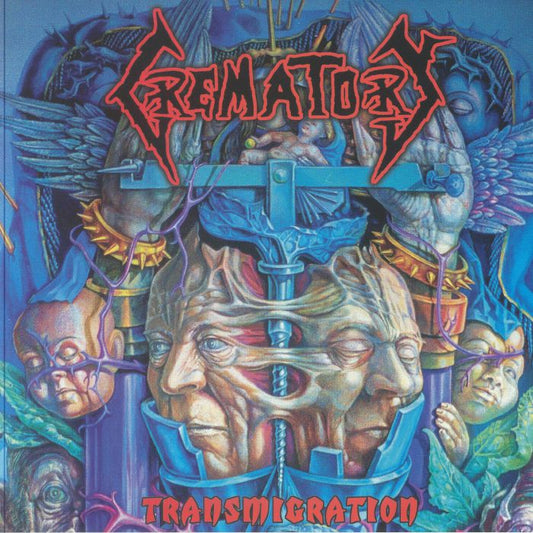 Transmigration - Blue & Black Marbled Vinyl LP vinyl record cover
