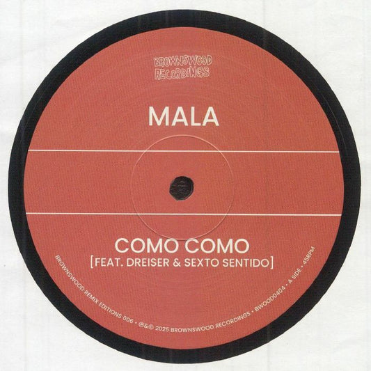 Brownswood Remix Editions 006 - Vinyl Single vinyl record cover