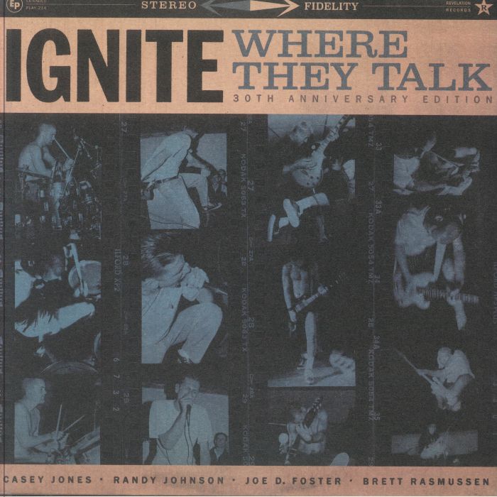 Where They Talk - 30th Anniversary White Vinyl EP vinyl record cover