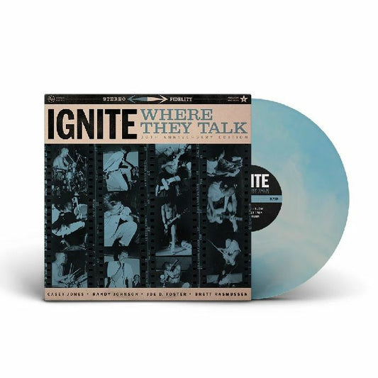 Where They Talk - 30th Anniversary Blue & White Marbled Vinyl EP vinyl record cover