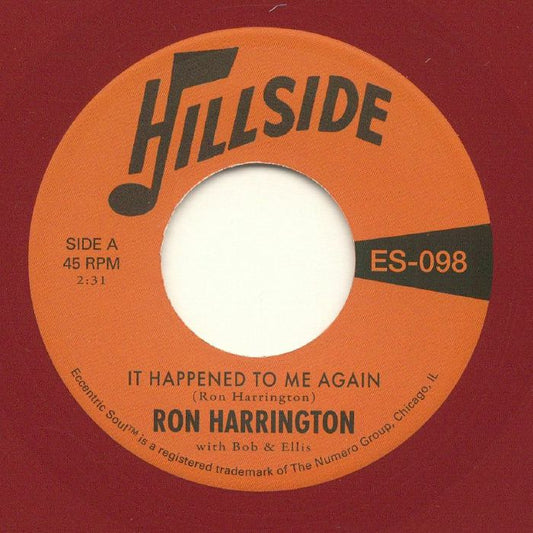 It Happened To Me Again - Maroon Vinyl Single vinyl record cover