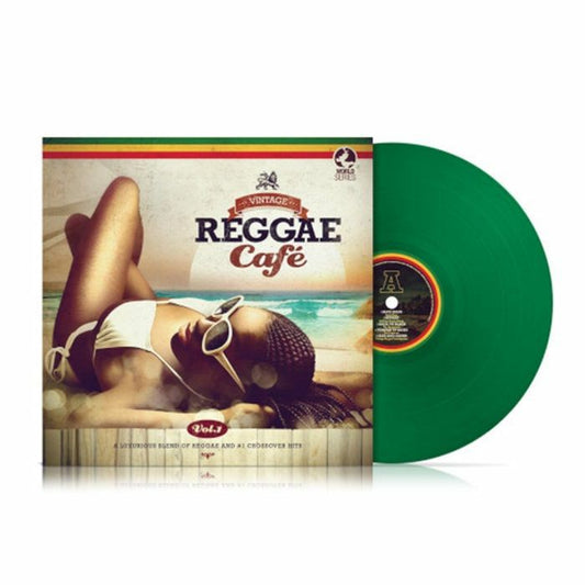 Vintage Reggae Cafe: Vol 1 - Green Vinyl LP vinyl record cover