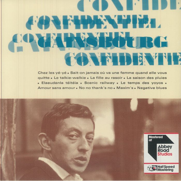 Confidentiel (half speed remastered) - Vinyl LP vinyl record cover