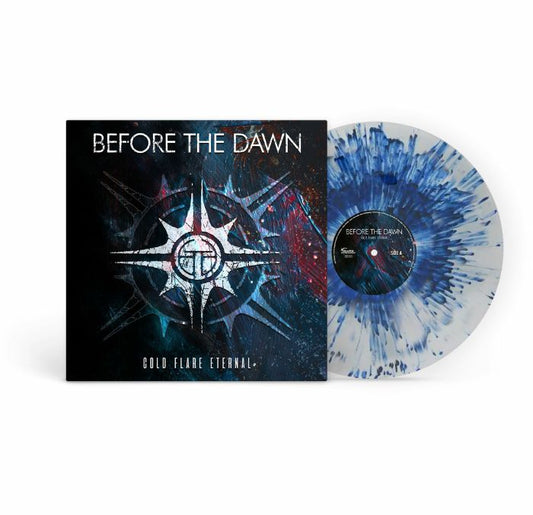 Cold Flare Eternal - Clear and Blue Splatter Vinyl LP vinyl record cover