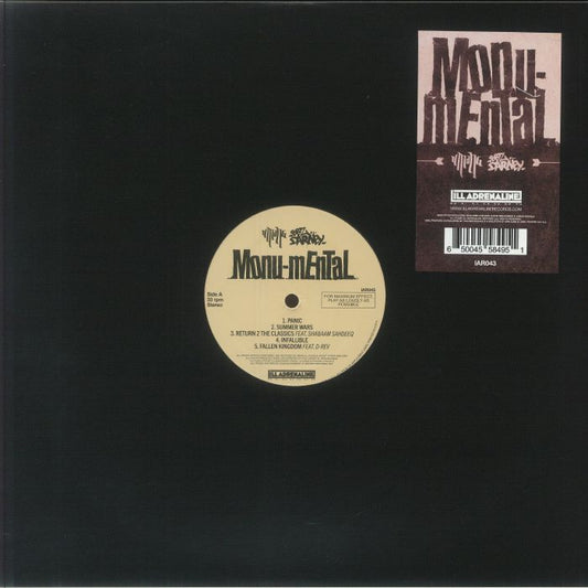 Monu Mental - Vinyl LP vinyl record cover
