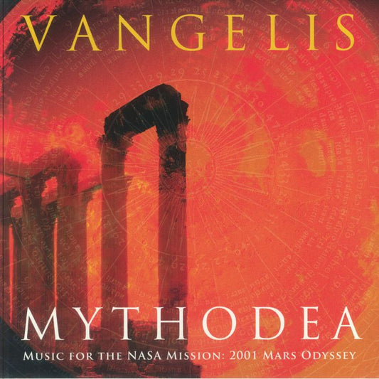 Mythodea: Music For The NASA Mission: 2001 Mars Odyssey - Limited Edition Clear Vinyl 2xLP vinyl record cover