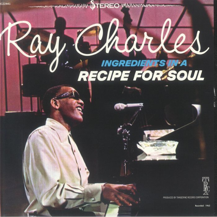 Ingredients In A Recipe For Soul - Orange Vinyl LP vinyl record cover