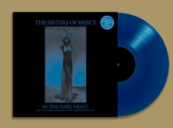 In The Dark Night: Live At Tenax May 1st 1985 Radio Broadcast - Limited Edition Blue Vinyl LP vinyl record cover