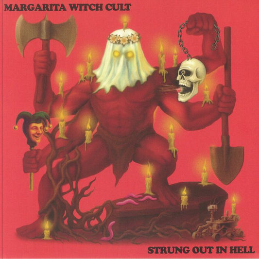 Strung Out In Hell - Silver & Red Splatter Vinyl LP vinyl record cover