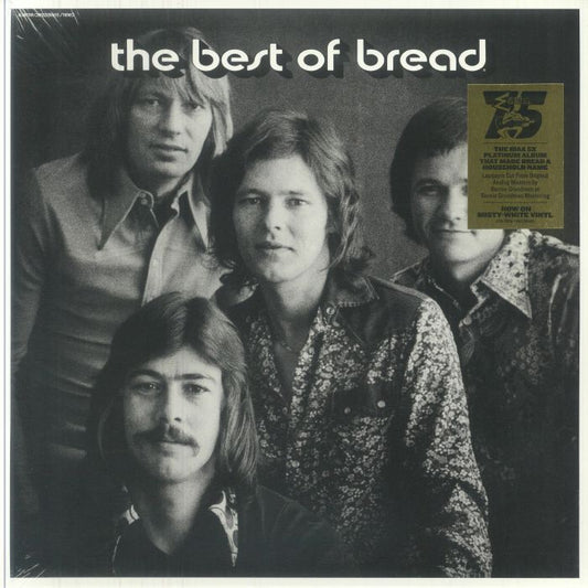 Best Of Bread - Elektra 75 Edition - Limited Edition Misty White Vinyl LP vinyl record cover