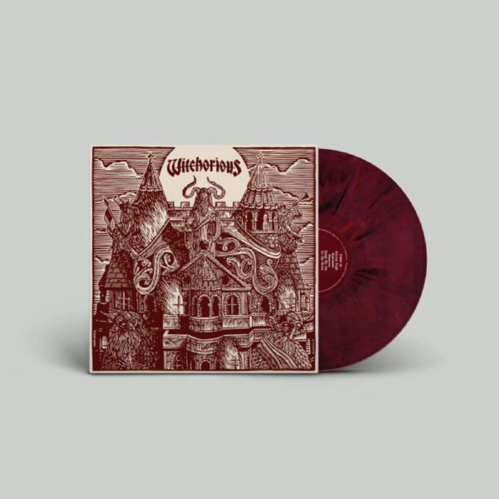 Witchorious - Limited Edition Red & Black Marbled Vinyl LP vinyl record cover