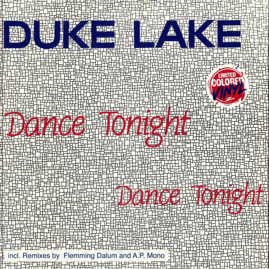 Dance Tonight (Remixes) - Limited Edition Vinyl Single vinyl record cover