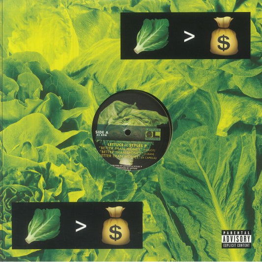 Better Than Money - Limited Edition Yellow Vinyl Single vinyl record cover