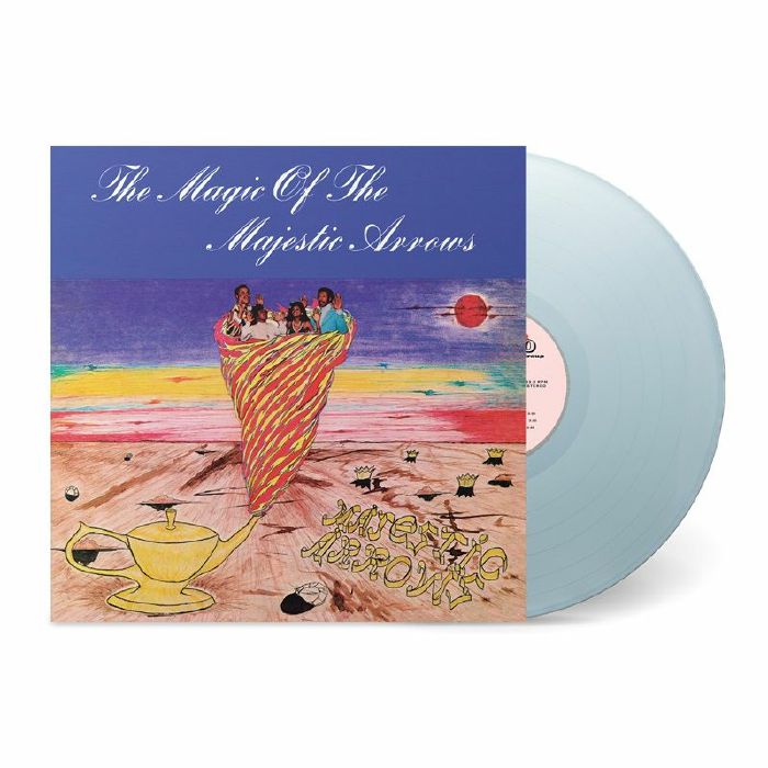 The Magic Of The Majestic Arrows - Blue Vinyl LP vinyl record cover