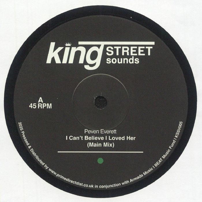 I Can't Believe I Loved Her - Vinyl Single vinyl record cover