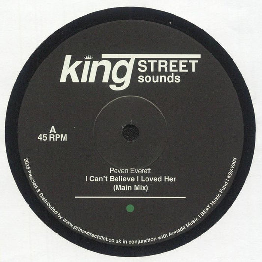 I Can't Believe I Loved Her - Vinyl Single vinyl record cover