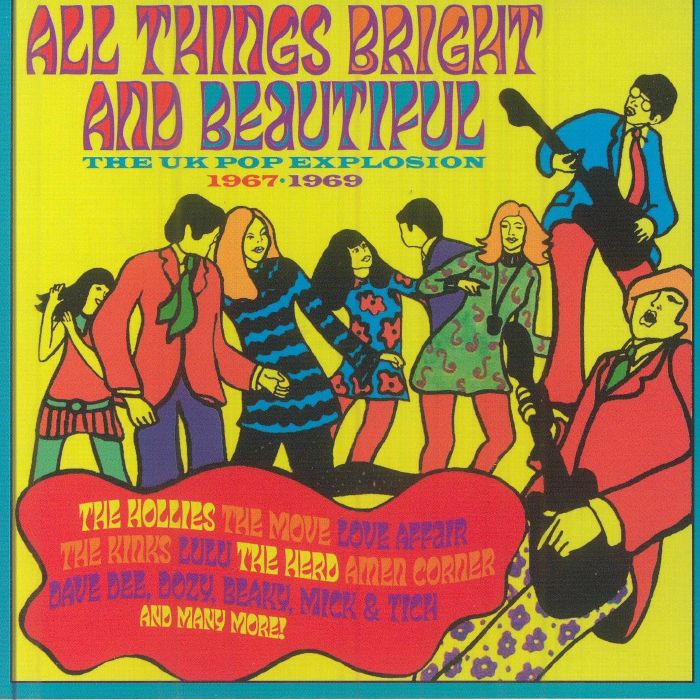 All Things Bright & Beautiful: The UK Pop Explosion 1967-1969 - 3CD Box Set CD cover