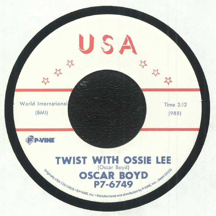 Twist With Ossie Lee - Vinyl Single vinyl record cover